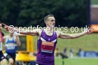 Niall Flannery (Newham) wins the 400 metres hurdles, 2014 Sainsbury's British Championships. Photo: David T. Hewitson/Sports for All Pics